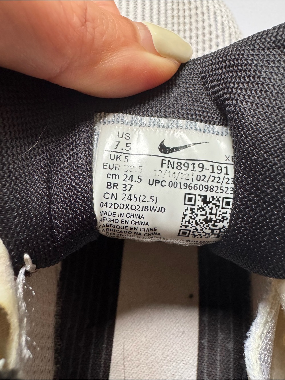 Nike Air Zoom Pegasus 40 Premium Running Shoes - Sail/Multicolor W7.5 - Picture 7 of 8